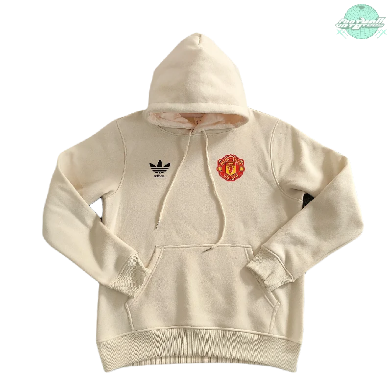 MANCHESTER UNITED 2024 BEIGE HOODIE