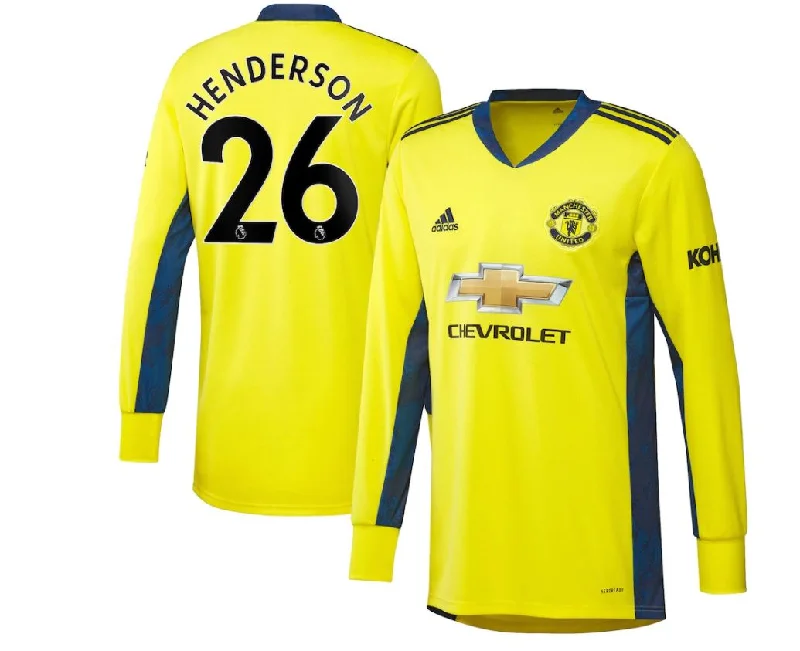 Manchester United Away Goalkeeper Shirt 2020-21 with Henderson 26 printing