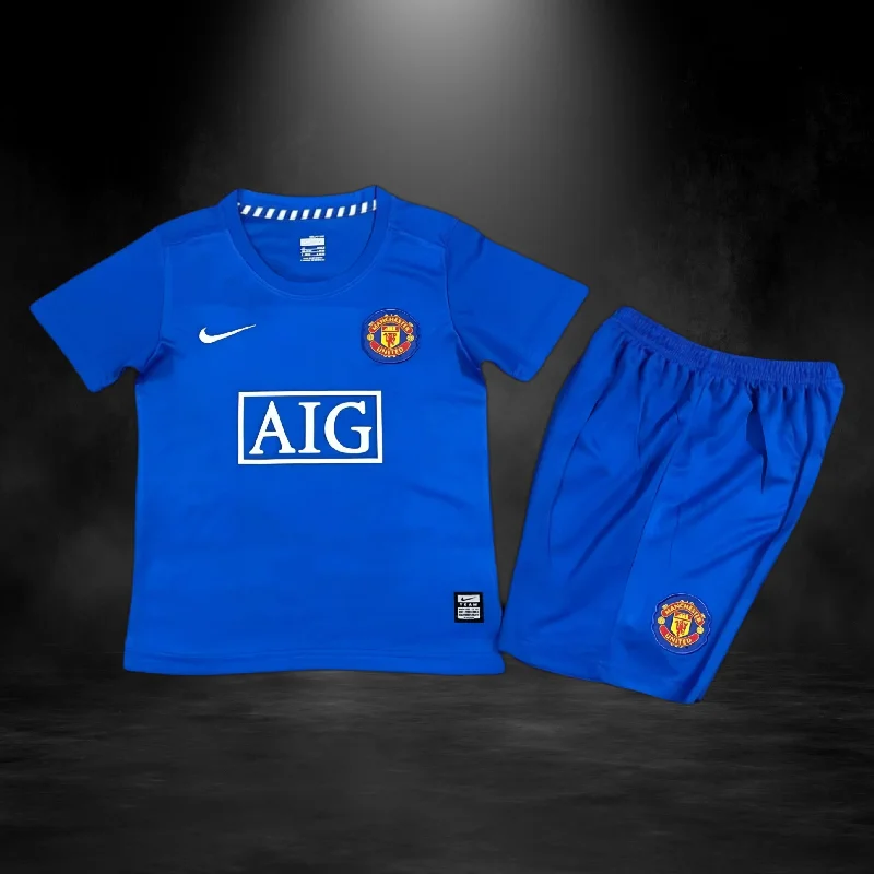 Manchester United Retro Away Kit 08/09 For Kids