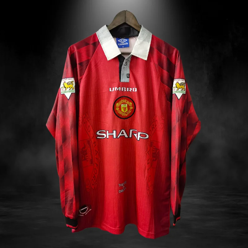 Manchester United Retro Home Shirt Long Sleeve 96/97