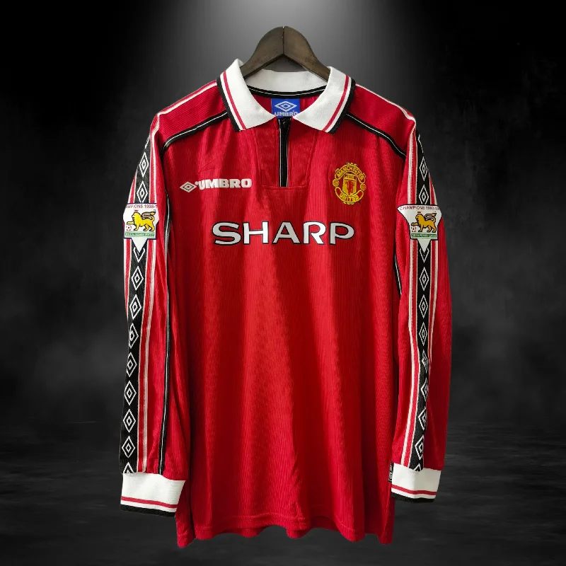 Manchester United Retro Home Shirt Long Sleeve 98/99