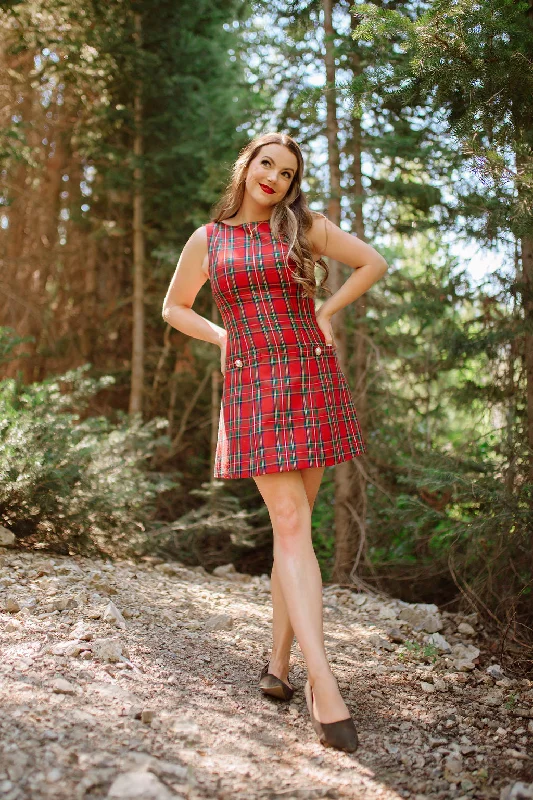 **PRE-ORDER** The Classic Dress in Holiday Plaid