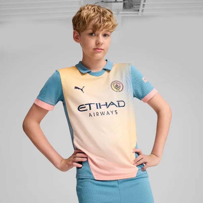 Man City 24/25 4th Football Shirt Jnr