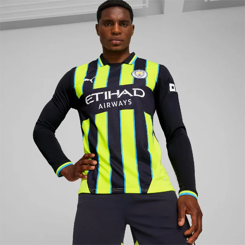 Man City 24/25 Away L/S Football Shirt