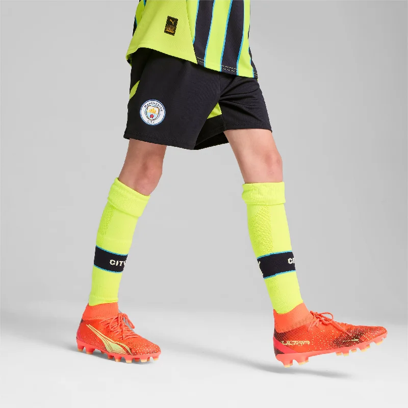 Man City 24/25 Away Football Shorts Jnr