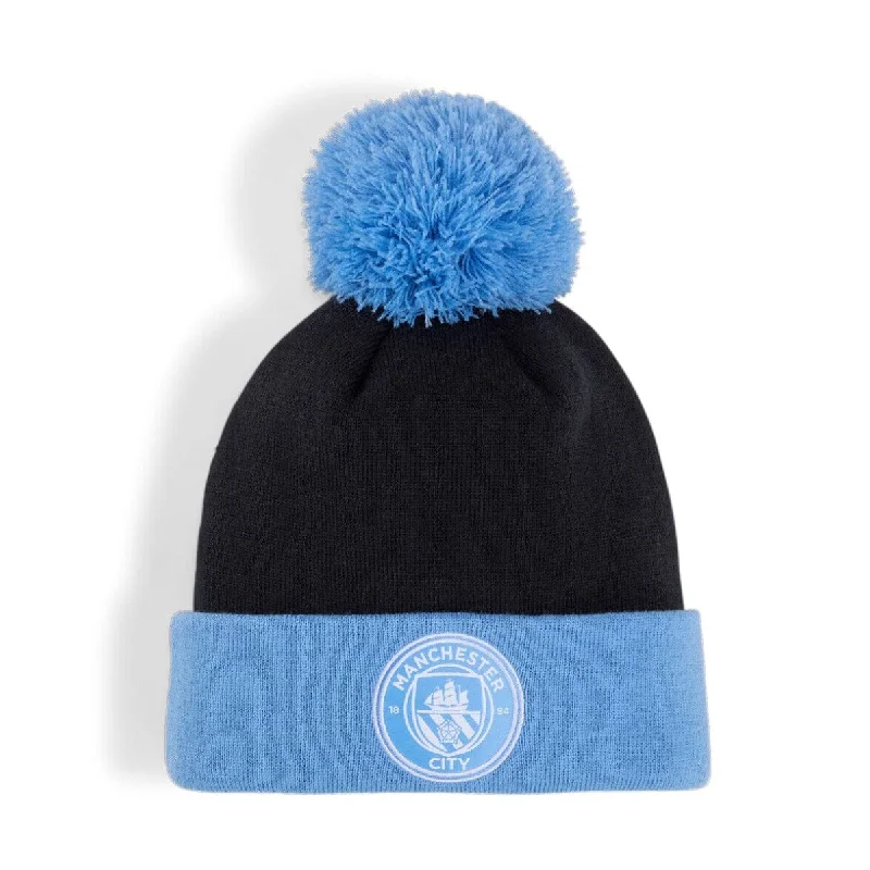 Puma MCFC ftblESSENTIALS Pom Pom Beanie | 02561303