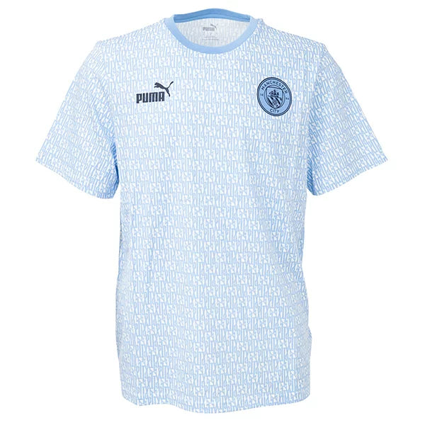 PUMA Men's Manchester City FtblCulture AOP Tee | 77777565