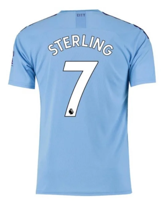 Raheem Sterling Manchester City 19/20 Home Jersey