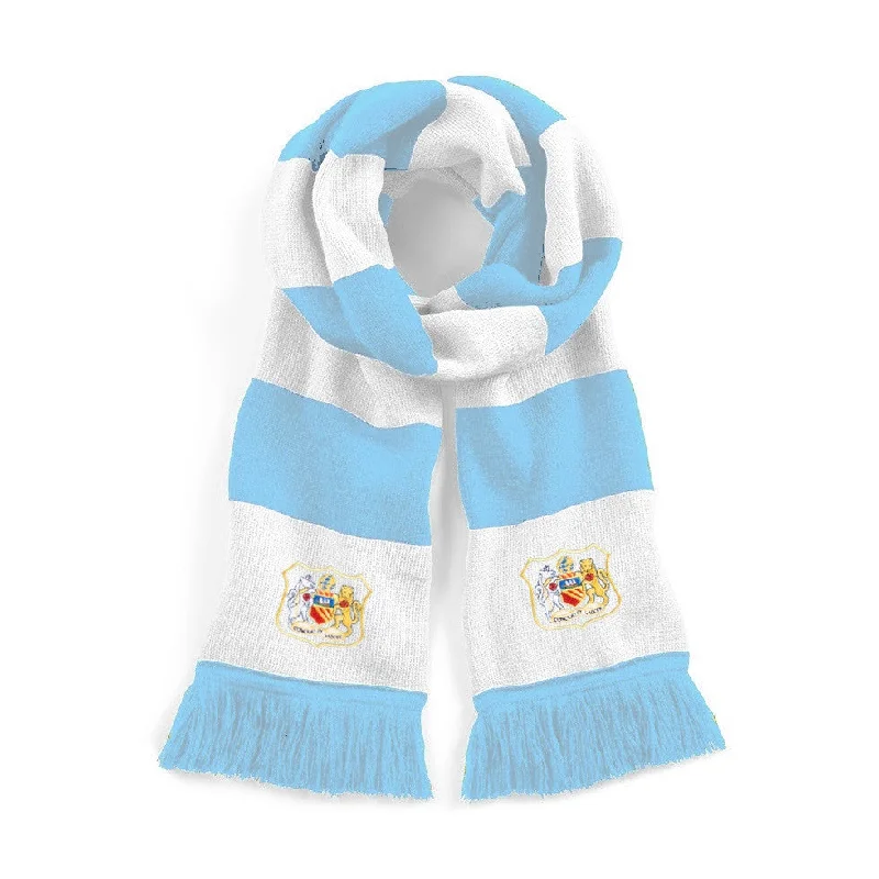 Manchester City Retro Football Scarf