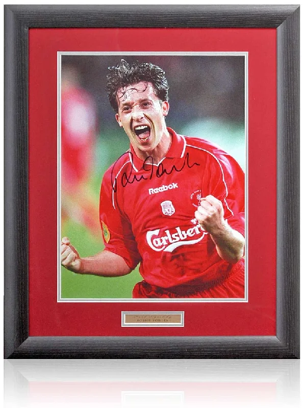 Robbie Fowler Liverpool Legend Hand Signed 16x12'' Photograph AFTAL COA