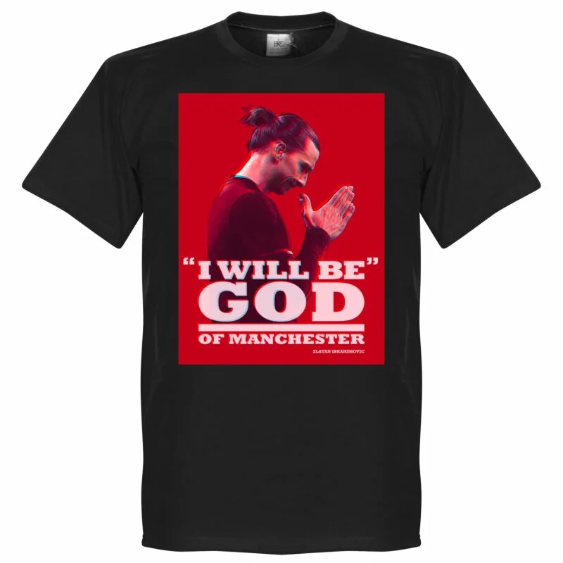 Zlatan God of Manchester Kids T-shirt - Black